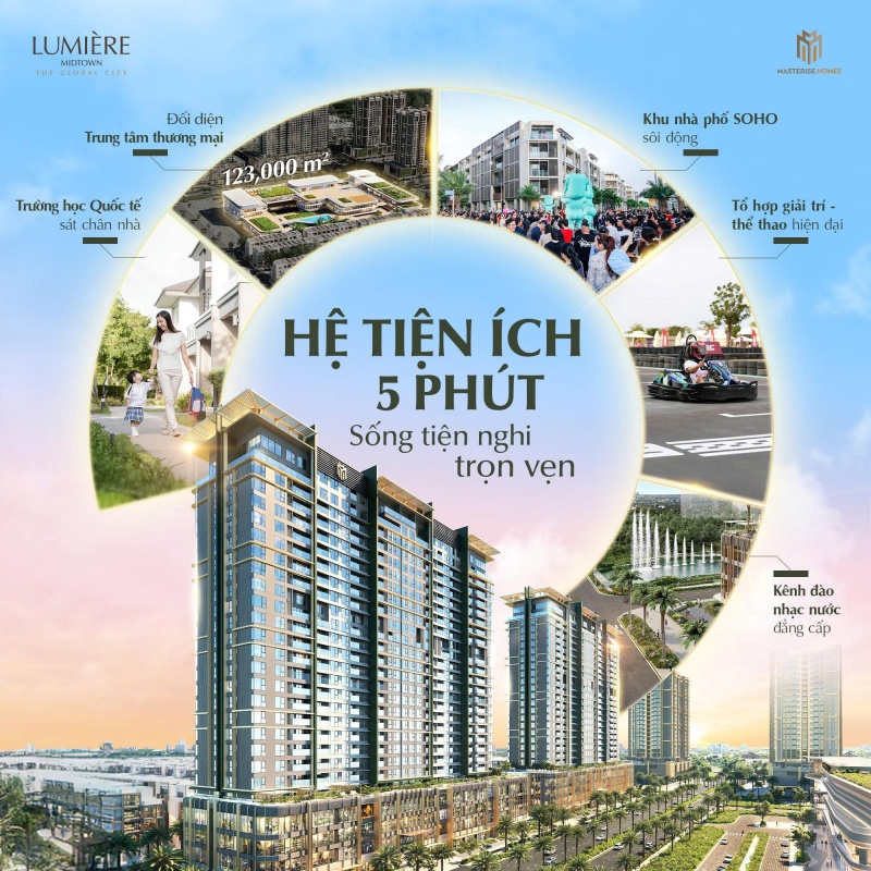 Tổng quan Lumière Midtown – Siêu phẩm căn hộ ngay “trái tim” The Global City