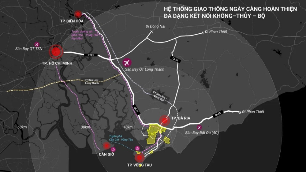 Hạ tầng Blanca City – Tâm điểm kết nối vùng tại Vũng Tàu