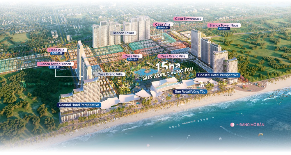 Dự án Blanca City – Siêu đô thị biển SunGroup tại Vũng Tàu