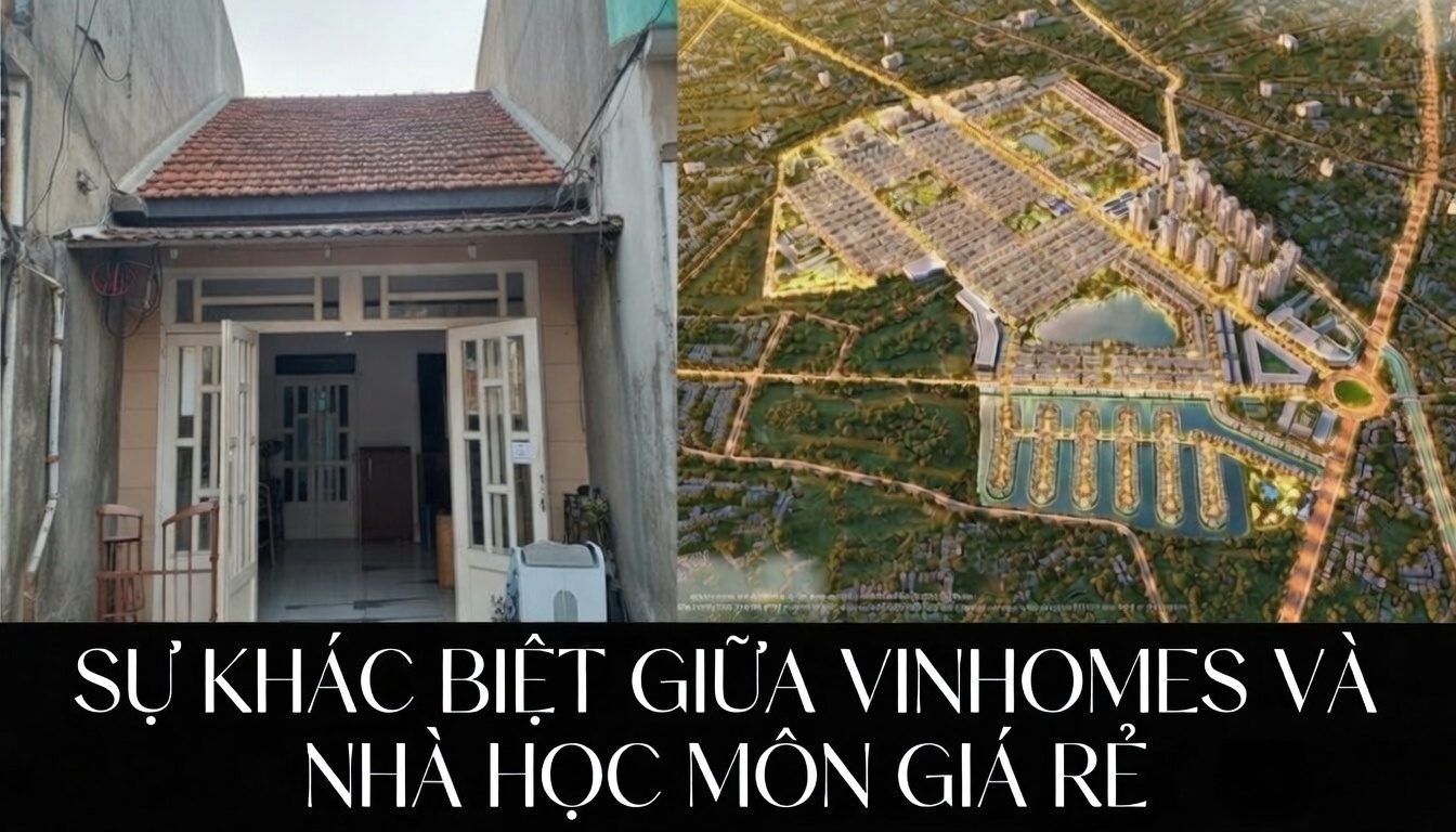 Sự khác biệt giữa Vinhomes và nhà Hóc Môn giá rẻ