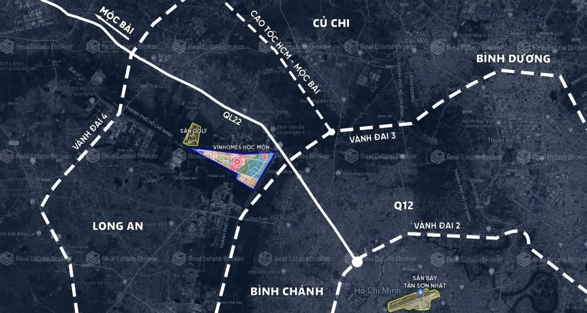 BẢN ĐỒ QUY HOACH ĐƯỜNG VÀNH ĐAI 3 TP HCM MỚI NHẤT