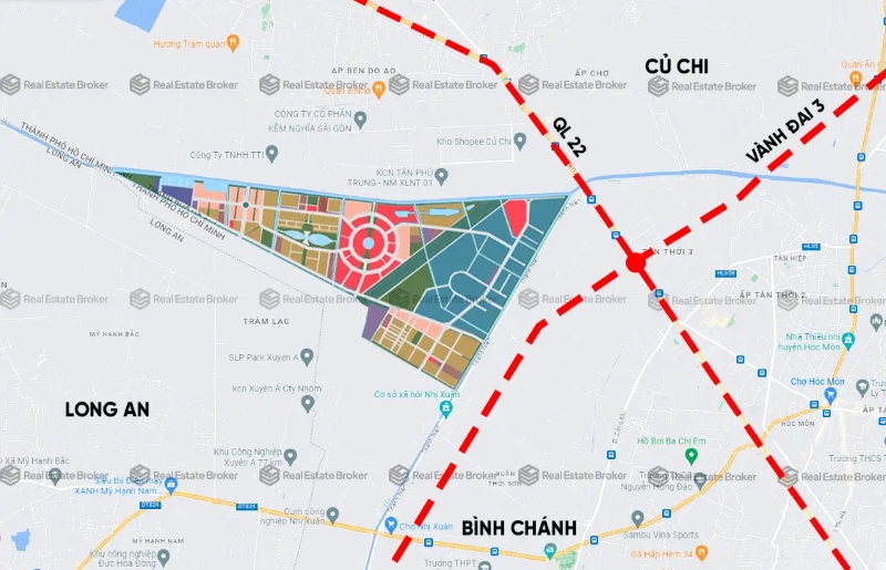 Dự án Vinhomes Hóc Môn sở hữu lợi thế nằm sát trục đường Vành đai 3 tphcm