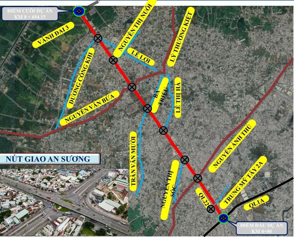 Bản đồ quy hoạch mở rộng tuyến quốc lộ 22