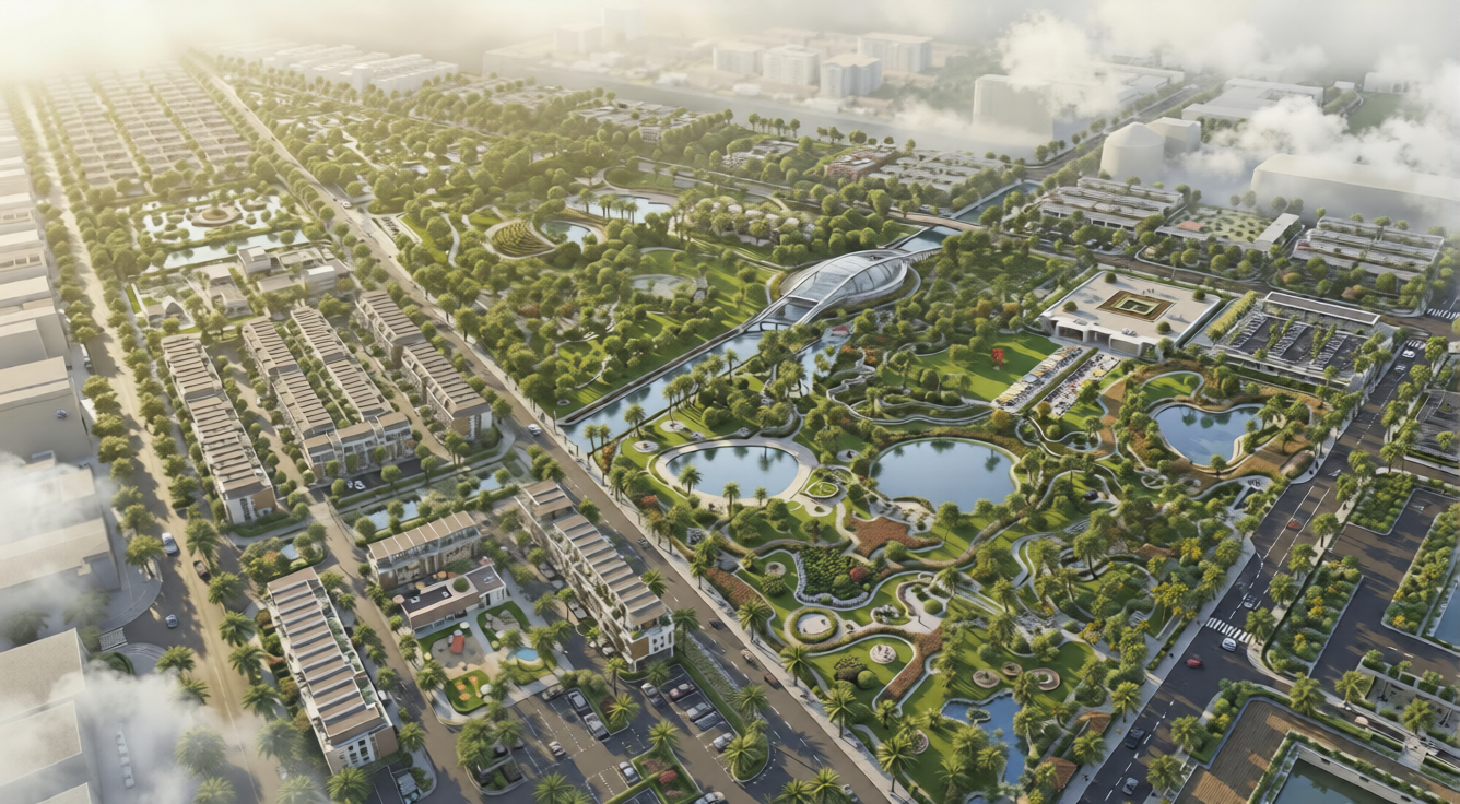 Vinhomes Hóc Môn tin tức mới nhất về phối cảnh quy hoạch tổng thể dự án