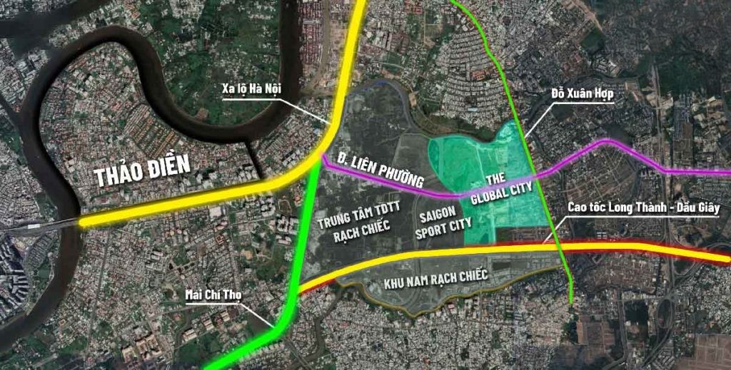 Vị trí The Global City ở đâu tại Hồ Chí Minh
