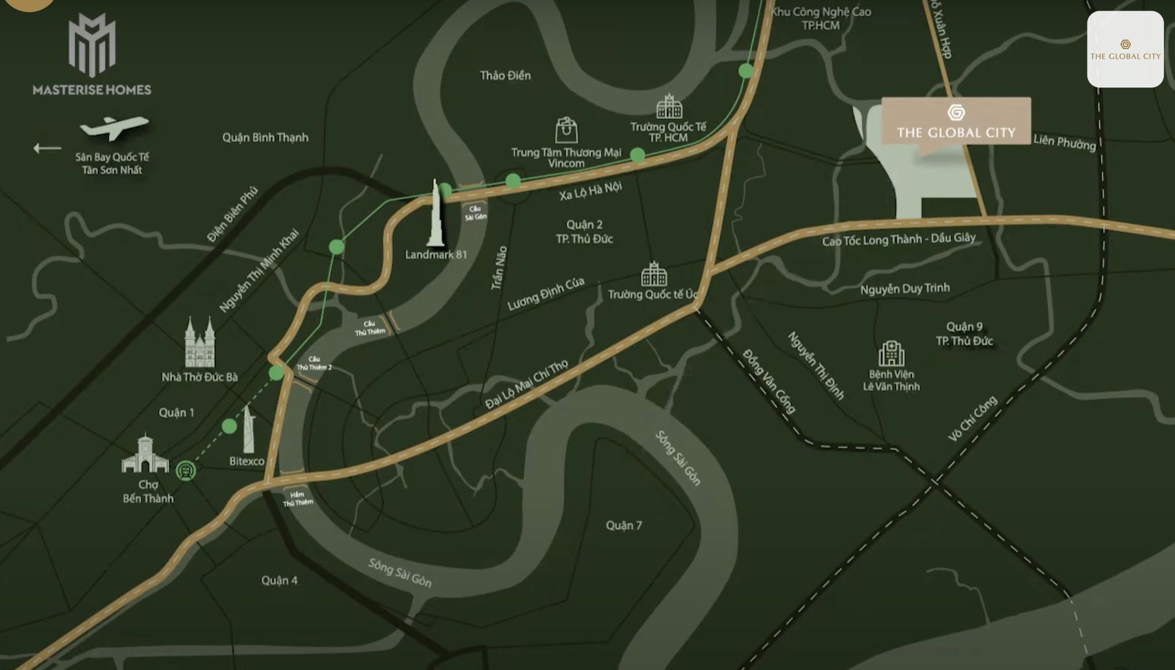 The Global City đến với sân bay Tân Sơn Nhất