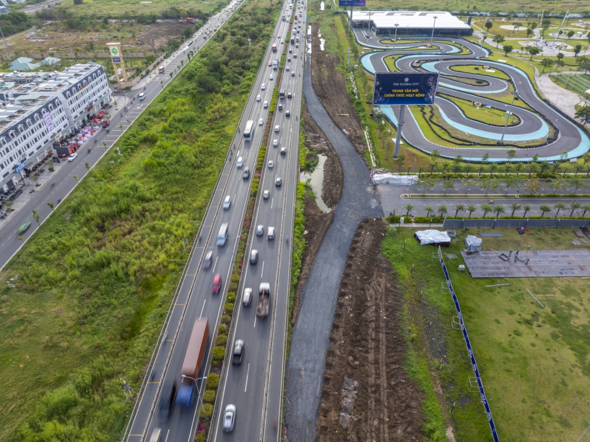 cao tốc dầu dây điểm mấu chốt hạ  tầng của the global city ở đâu
