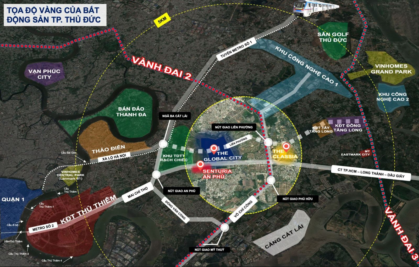 Hạ Tầng và Kết Nối The Global City thủ đức