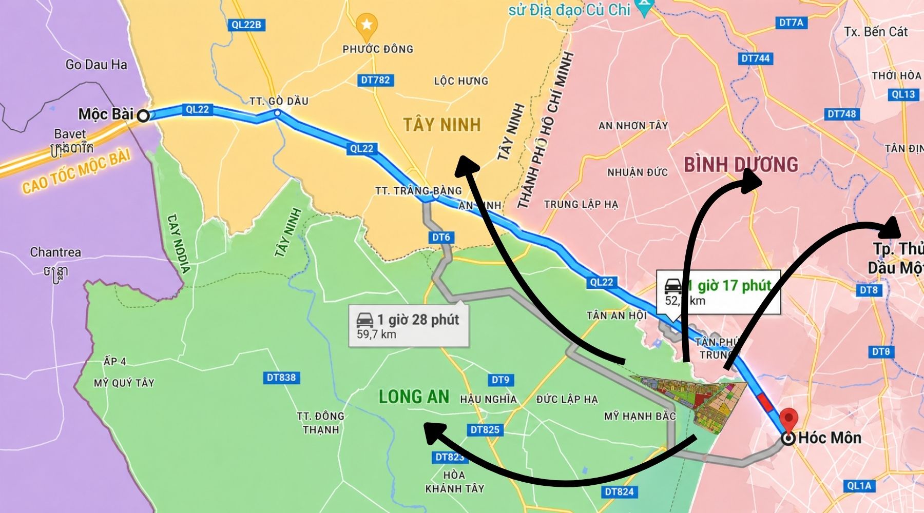 lý do lựa chọn vinhoems hóc môn Liên kết vùng đa dạng và tiềm năng phát triển của Vinhomes Hóc Môn