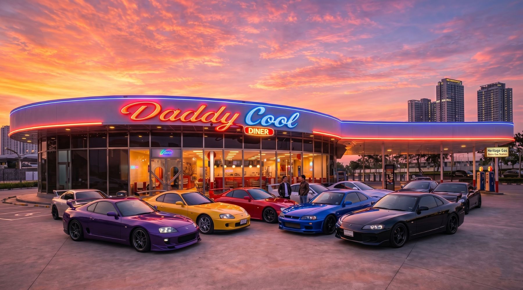 tiện ích ngoại khu the global city các quán ăn sầm uất thể hiện phong cách châu âu