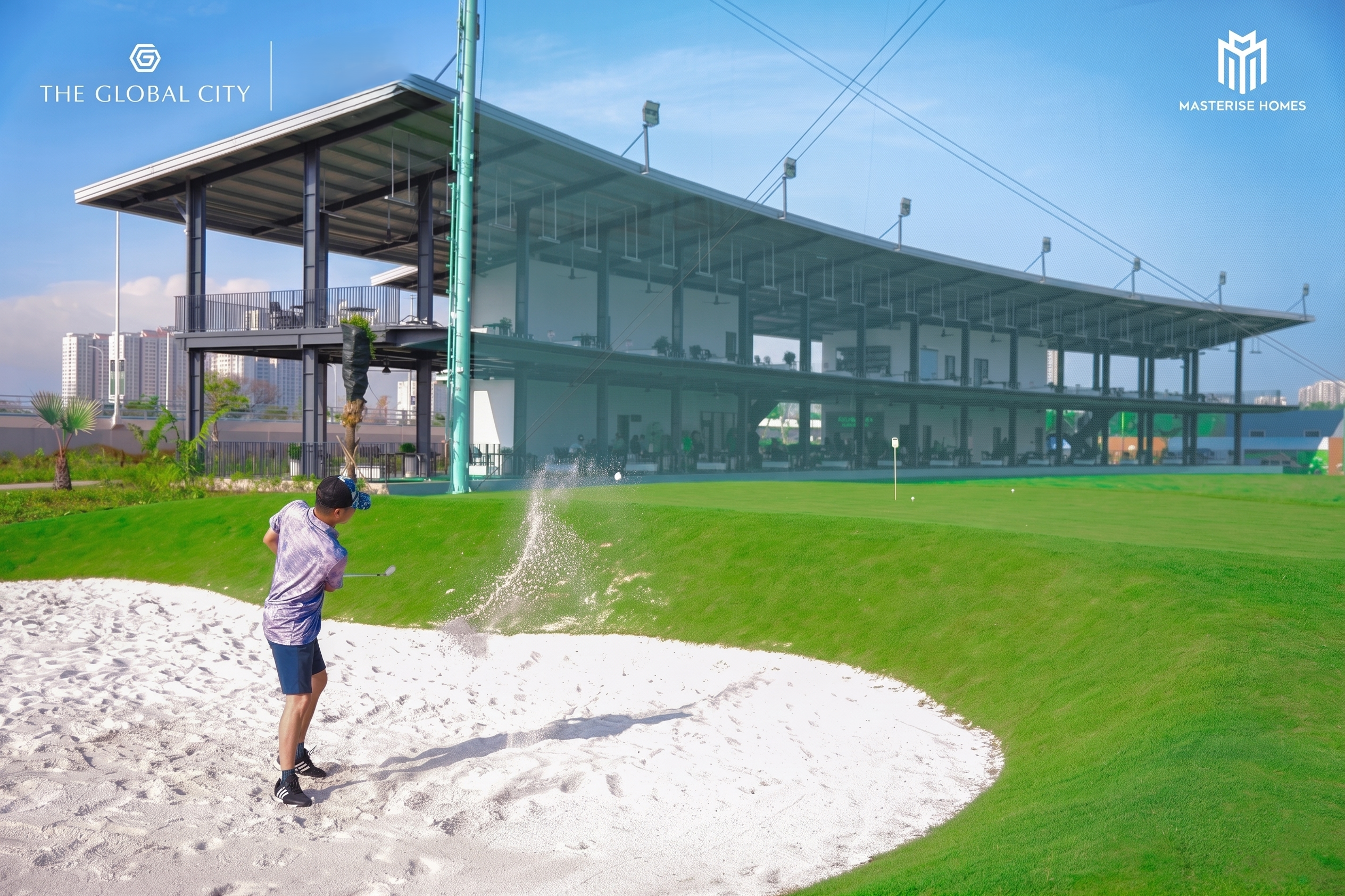 tiện ích sân golf ở the global city