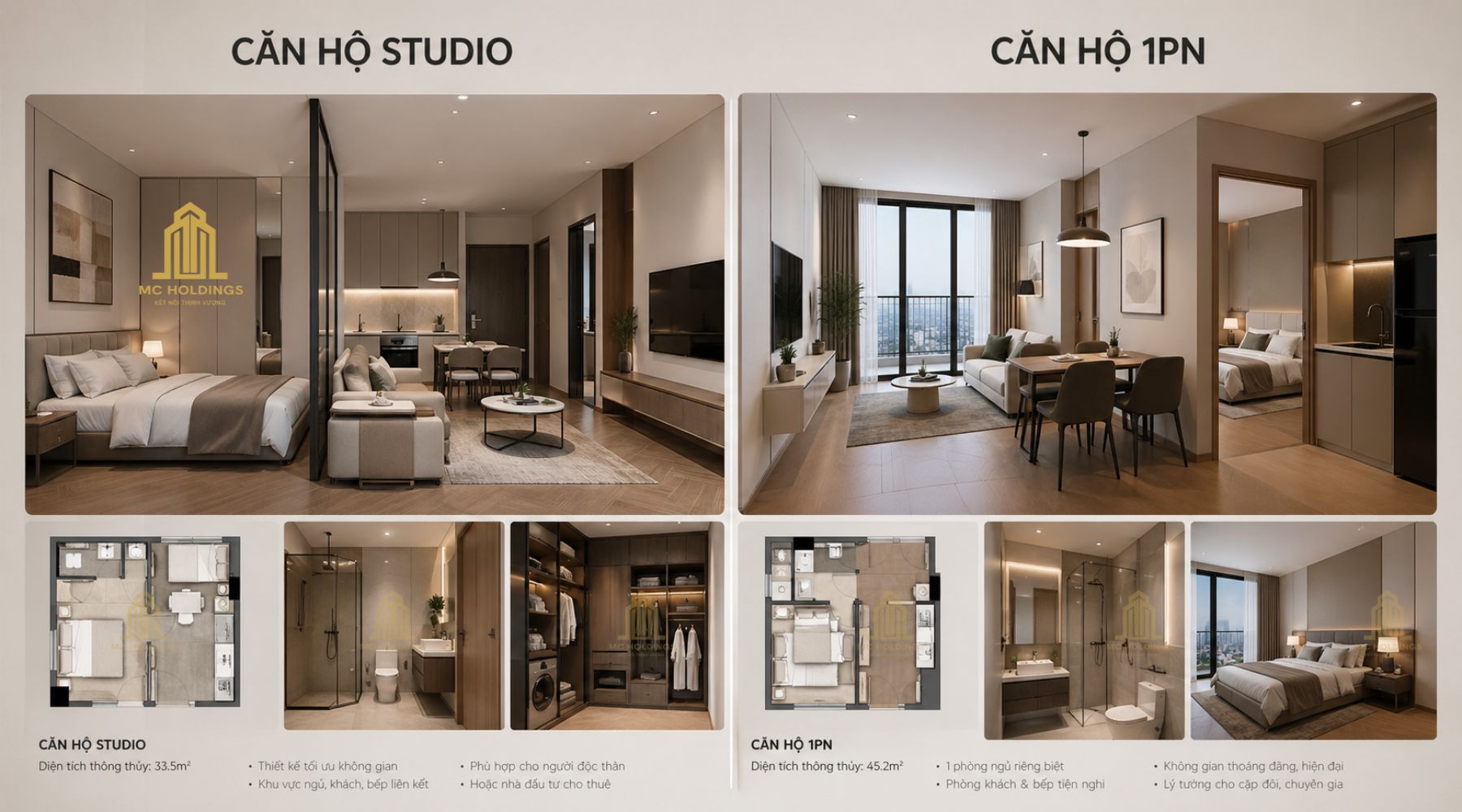 Căn hộ Studio & 1PN tại vinhomes saigon park hóc môn, vinhomes hóc môn