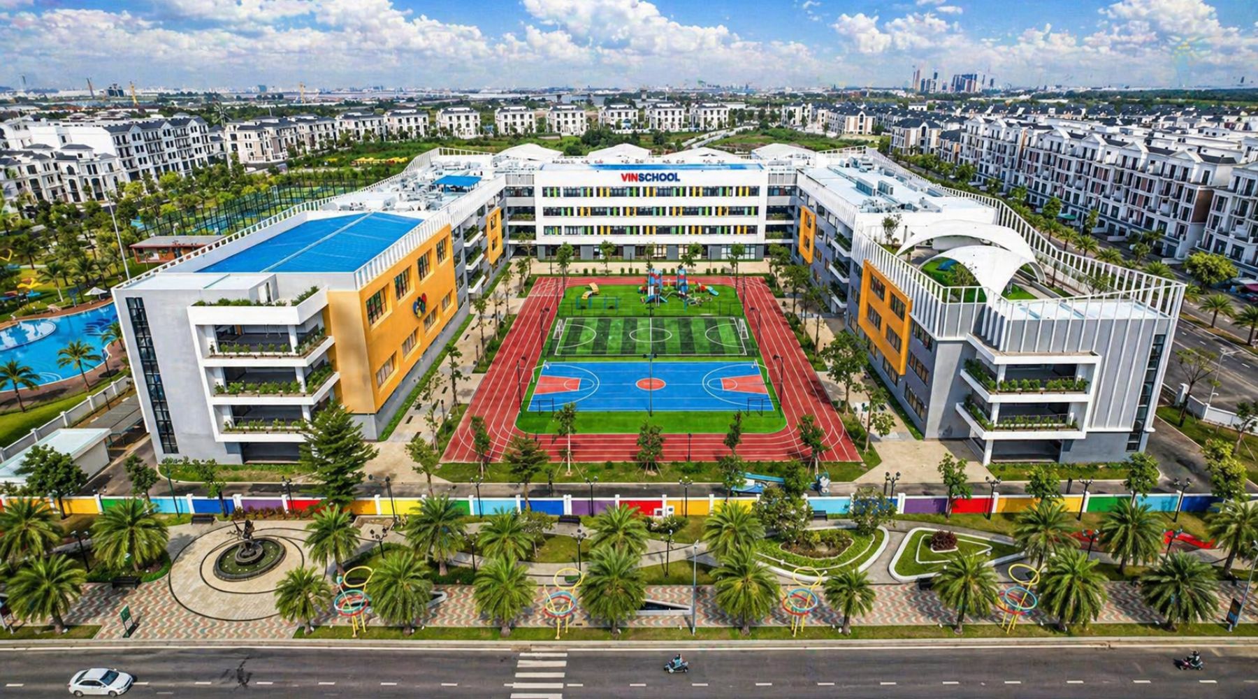 Vinschool và Vinmec đi vào vận hành, mặt bằng giá mới sẽ được xác lập, mang lại lợi nhuận vượt trội cho những người đi đầu cho vinhomes sai gon park vinhomes hóc môn