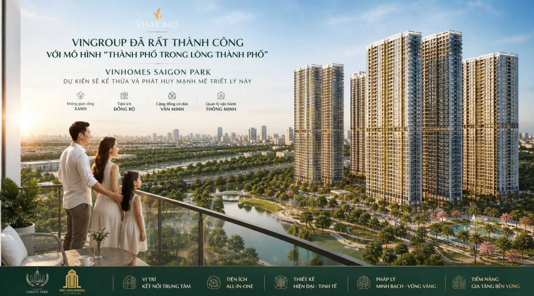 Chiến lược Định vị Thương hiệu "Thành phố trong lòng thành phố" trong Vinhomes Sai Gon Park