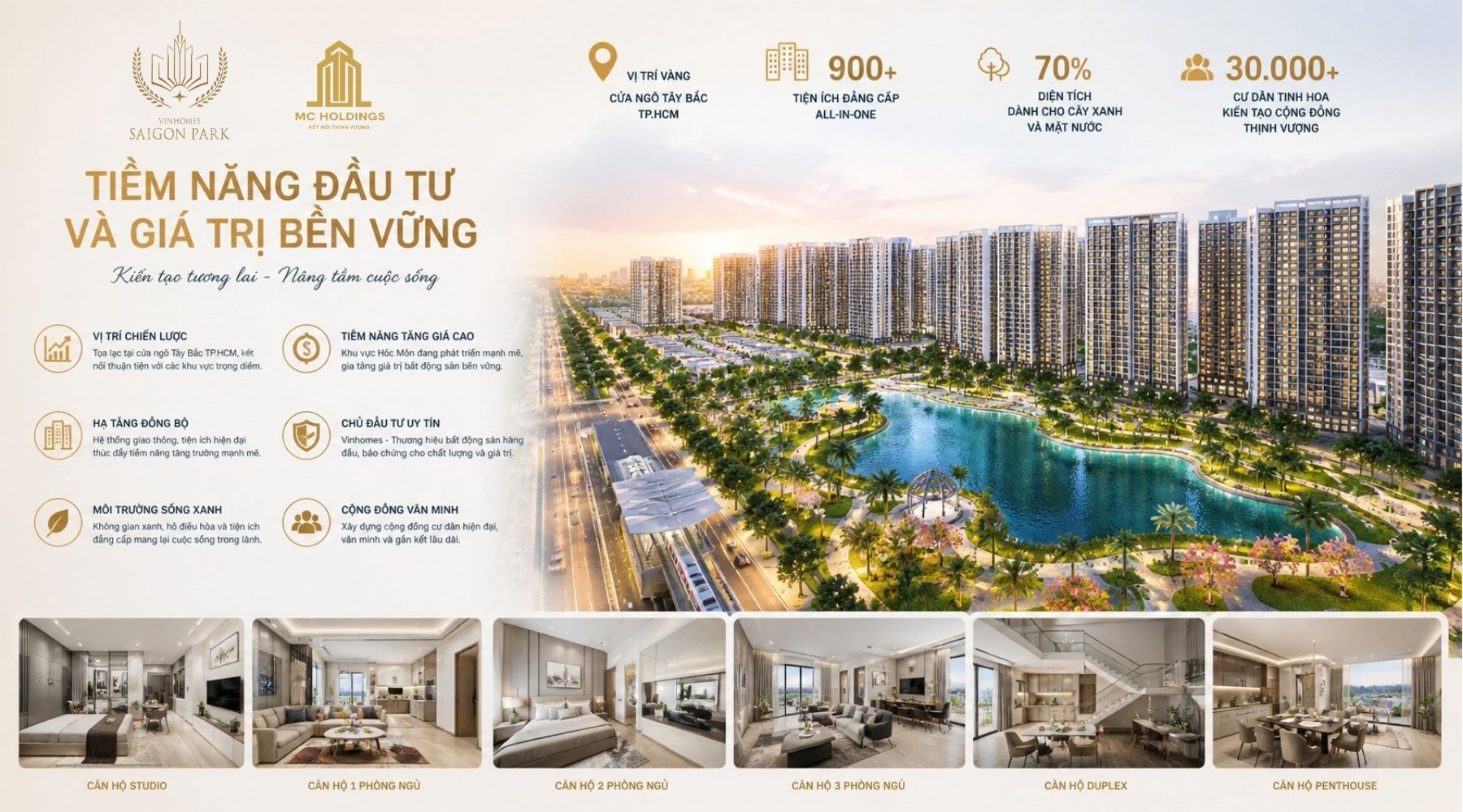 Tiềm năng Đầu tư và Giá trị Bền vững của Vinhomes Saigon Park