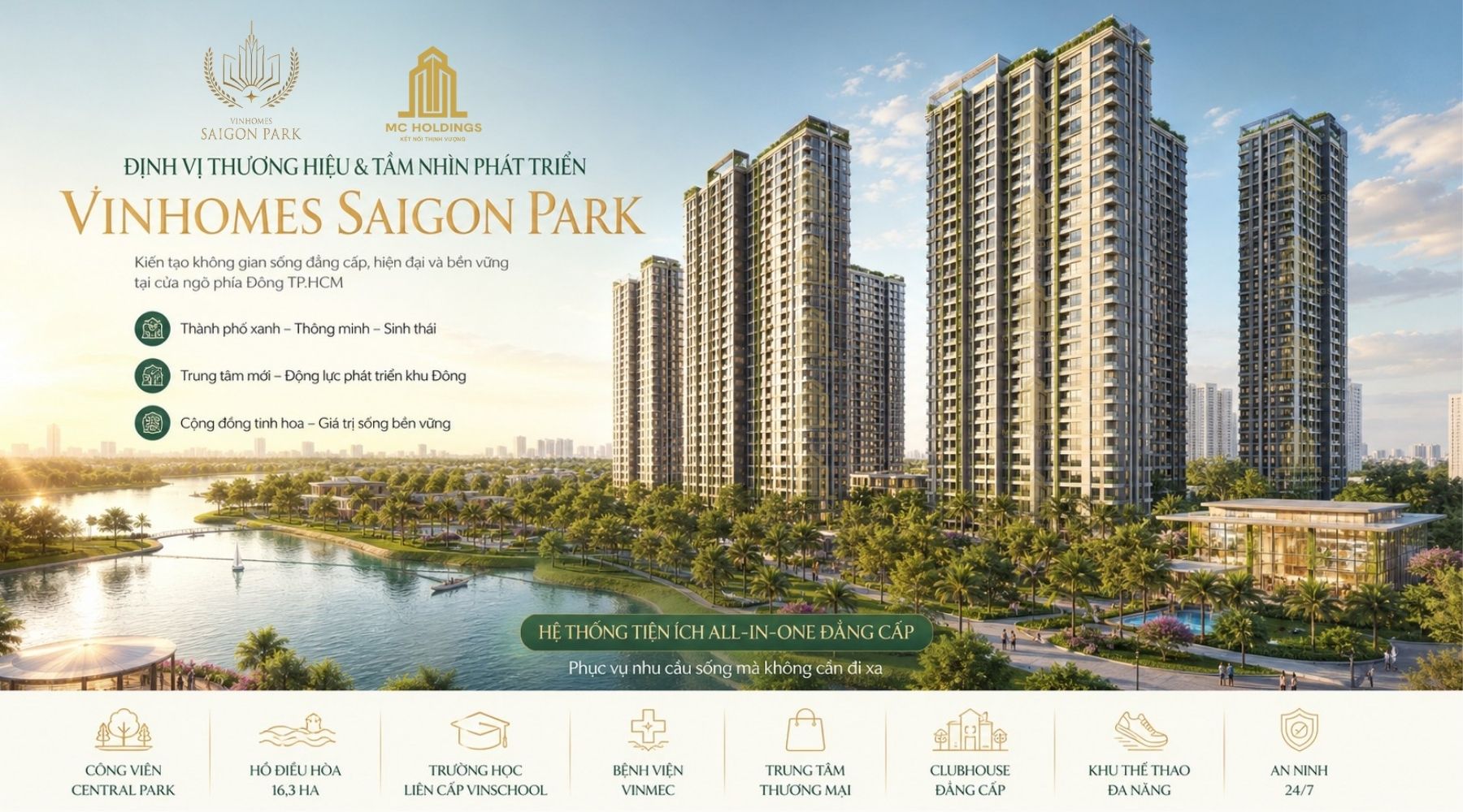 Định vị Thương hiệu và Tầm nhìn Phát triển của Vinhomes Saigon Park