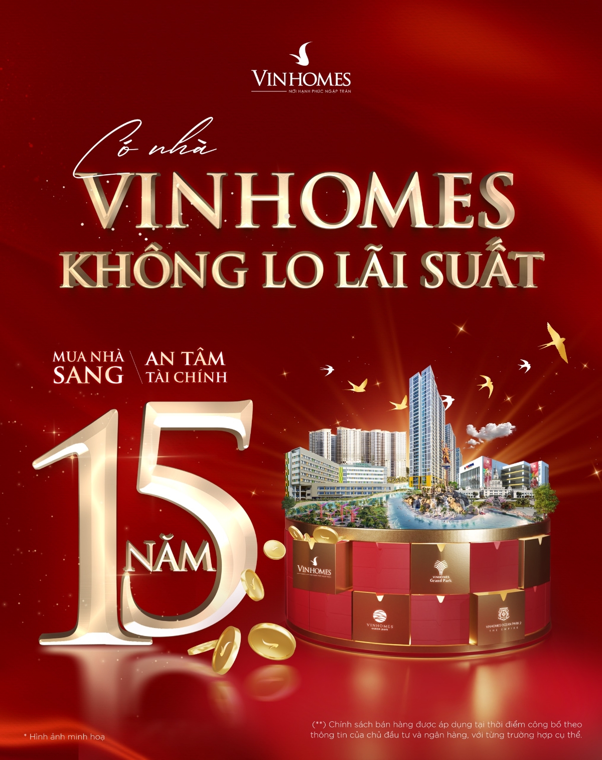 Cập nhật chính sách vay vốn Vinhomes Hóc Môn mới nhất
