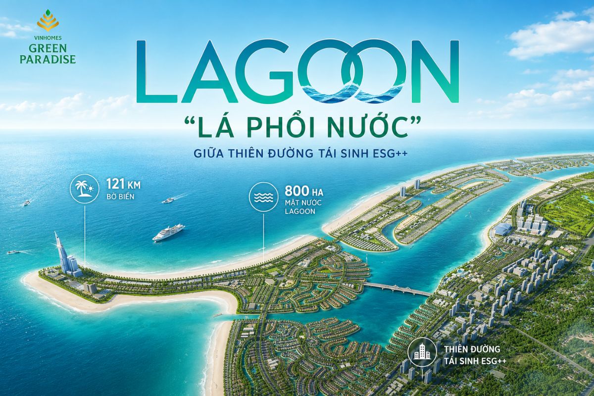 Paradise Lagoon đóng vai trò là bộ điều hòa vi khí hậu