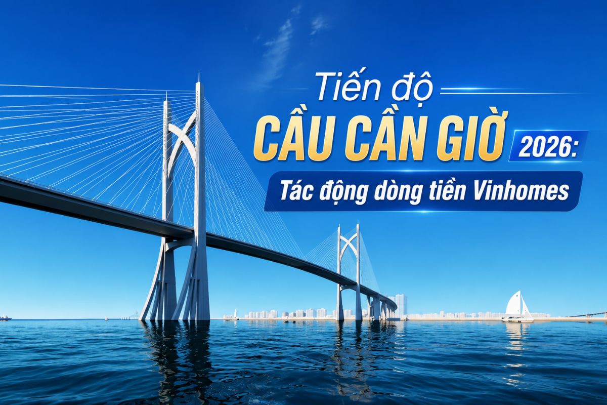 Tiến độ cầu Cần Giờ 2026 tác động đến thị trường bất động sản phía Nam