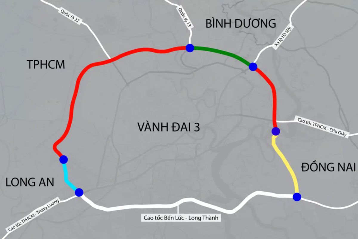 Vị trí liên thông ở khu Vành Đai 3