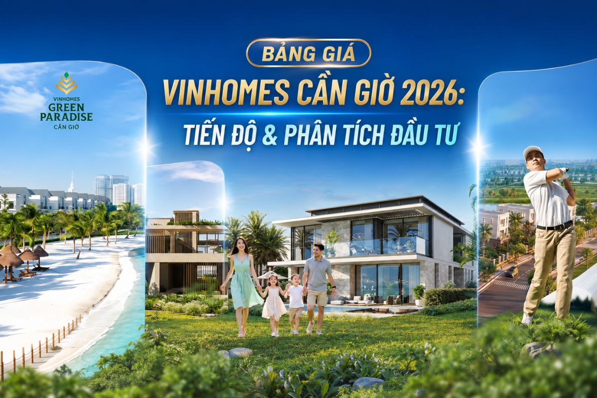 Bảng giá Vinhomes Cần Giờ 2026 đang được quan tâm nhiều nhất