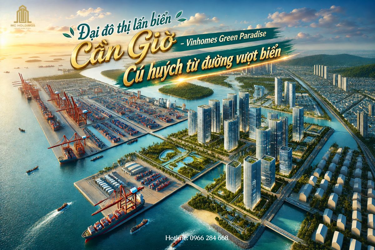Đại đô thị lấn biển Cần Giờ định hình toàn bộ bản đồ bất động sản phía Nam