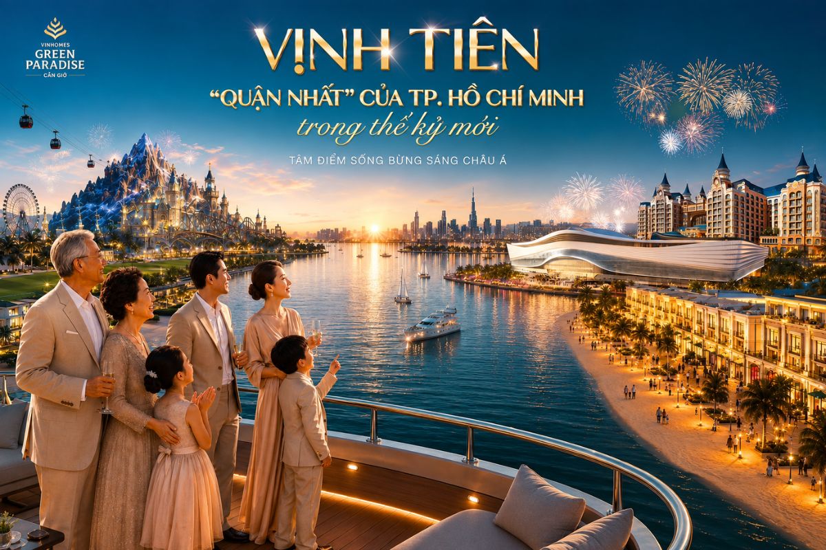 Giá giỏ hàng Vịnh Tiên Vinhomes Cần Giờ vừa chính thức công bố từ 12,8 tỷ đồng